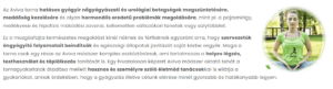 Aviva módszer nőknek
